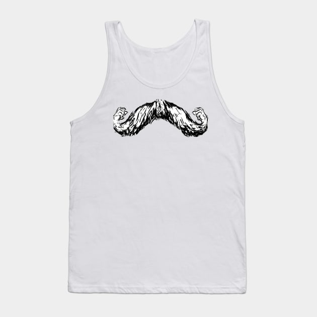 My Mustache Can Flex Tank Top by Hudson|Farley 